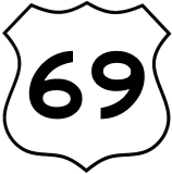 Highway shield number 69